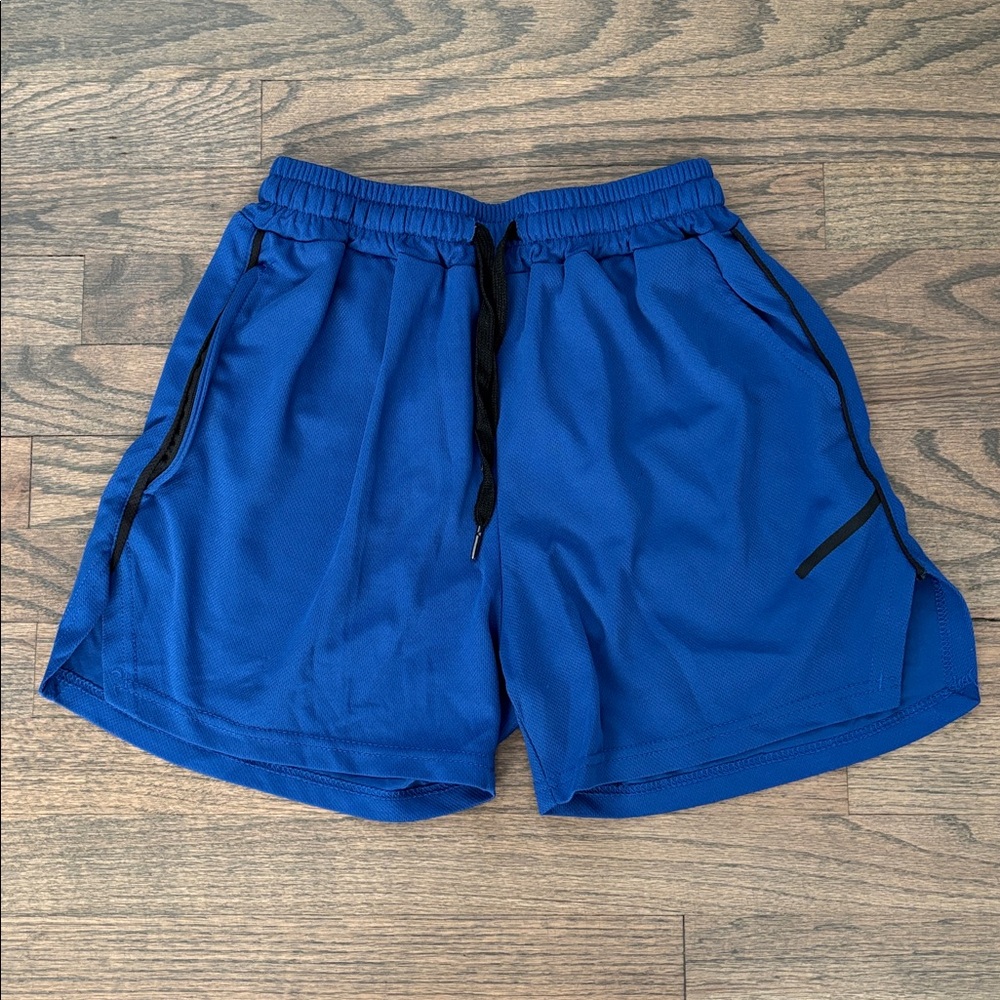 Men's Athletic Performance Shorts in Blue